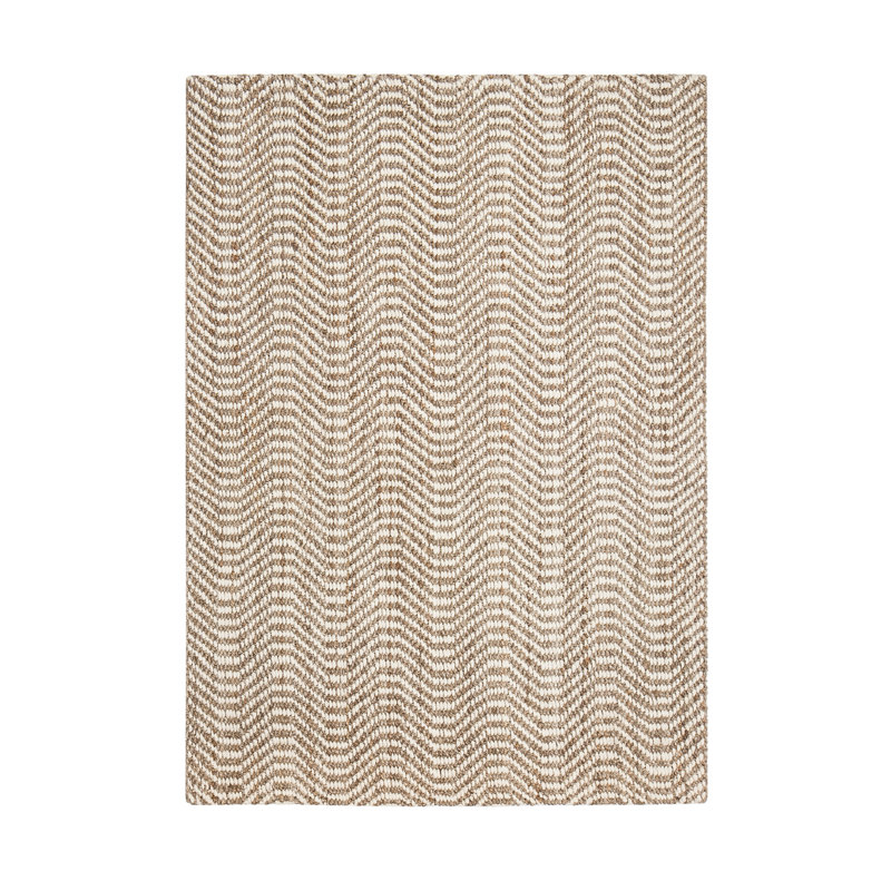 Union Rustic Halima HandWoven Tan/Ivory Area Rug Wayfair